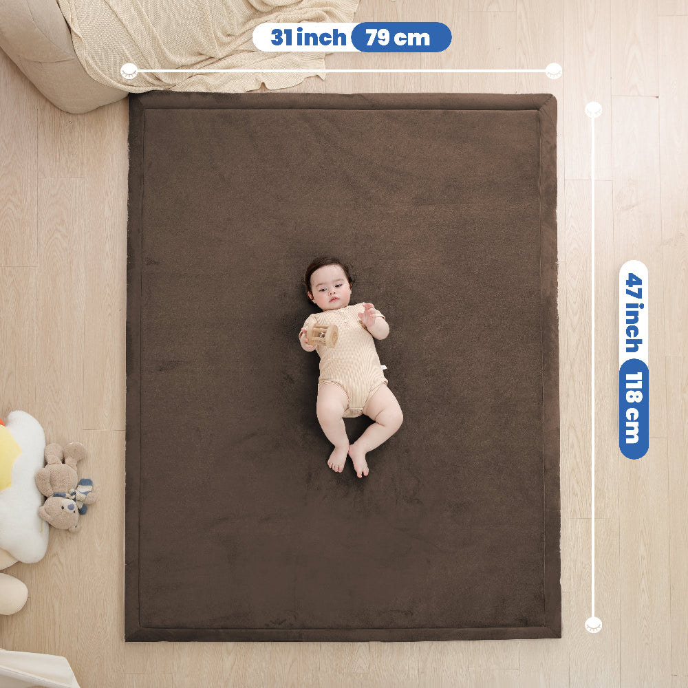 HulooSleep® 1.3" Thick -Elasti-Foam Baby Play Mat