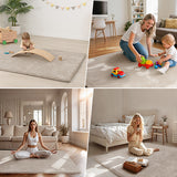 HulooSleep® Narrow-edge Baby Play Mat (Beige)