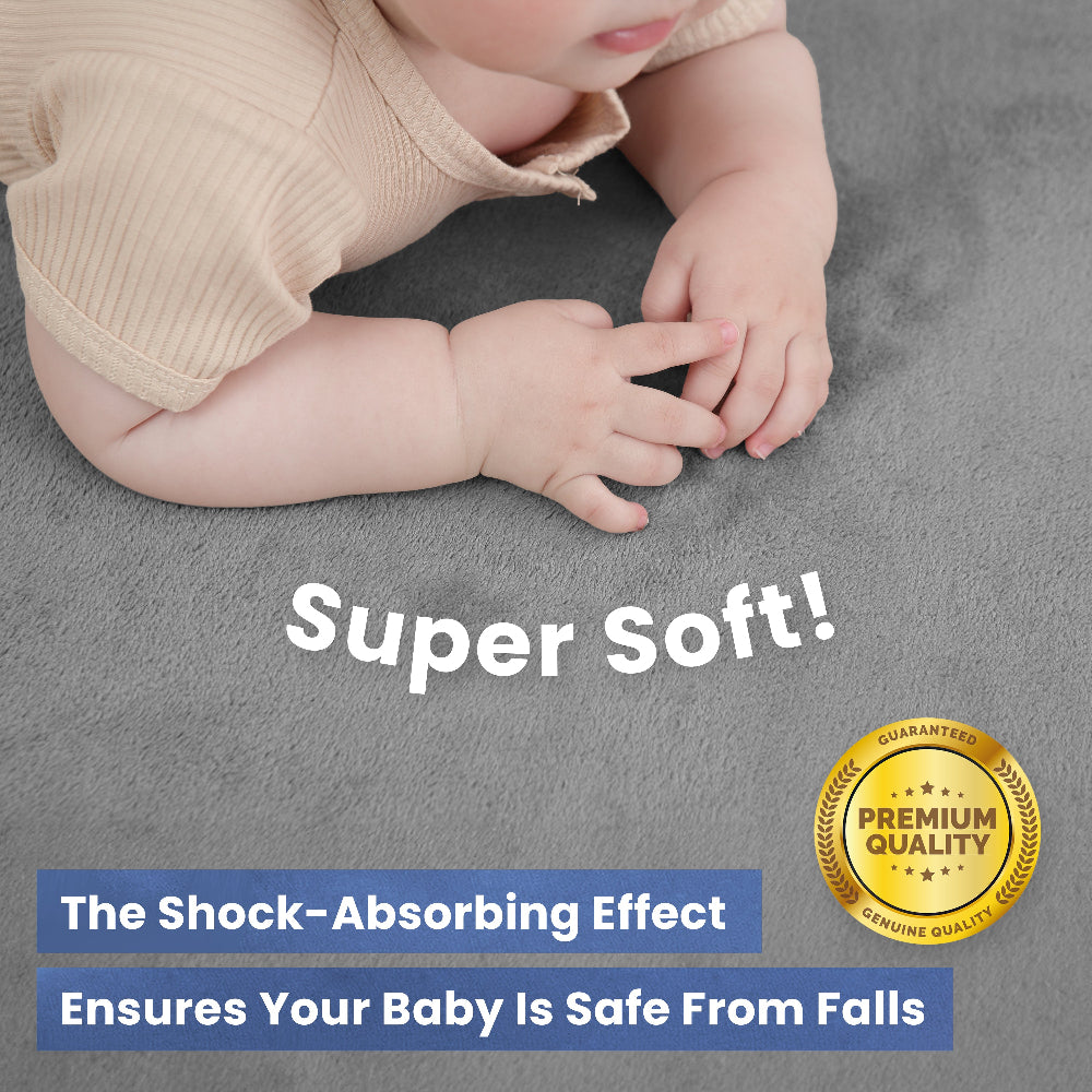 HulooSleep® 1.3" Thick -Elasti-Foam Baby Play Mat