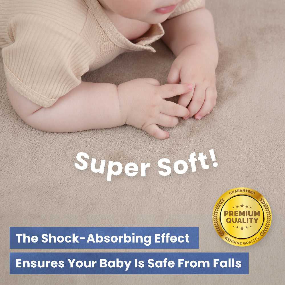 HulooSleep® 1.3" Thick -Elasti-Foam Baby Play Mat