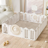 HulooSleep® 50"×50"Narrow-edge Baby Play Mat Thicker Memory Foam Mat