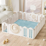 HulooSleep® 50"×50"Narrow-edge Baby Play Mat Thicker Memory Foam Mat