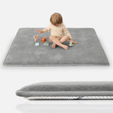 HulooSleep® 50"×50"Narrow-edge Baby Play Mat Thicker Memory Foam Mat