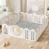 HulooSleep® 50"×50"Narrow-edge Baby Play Mat Thicker Memory Foam Mat