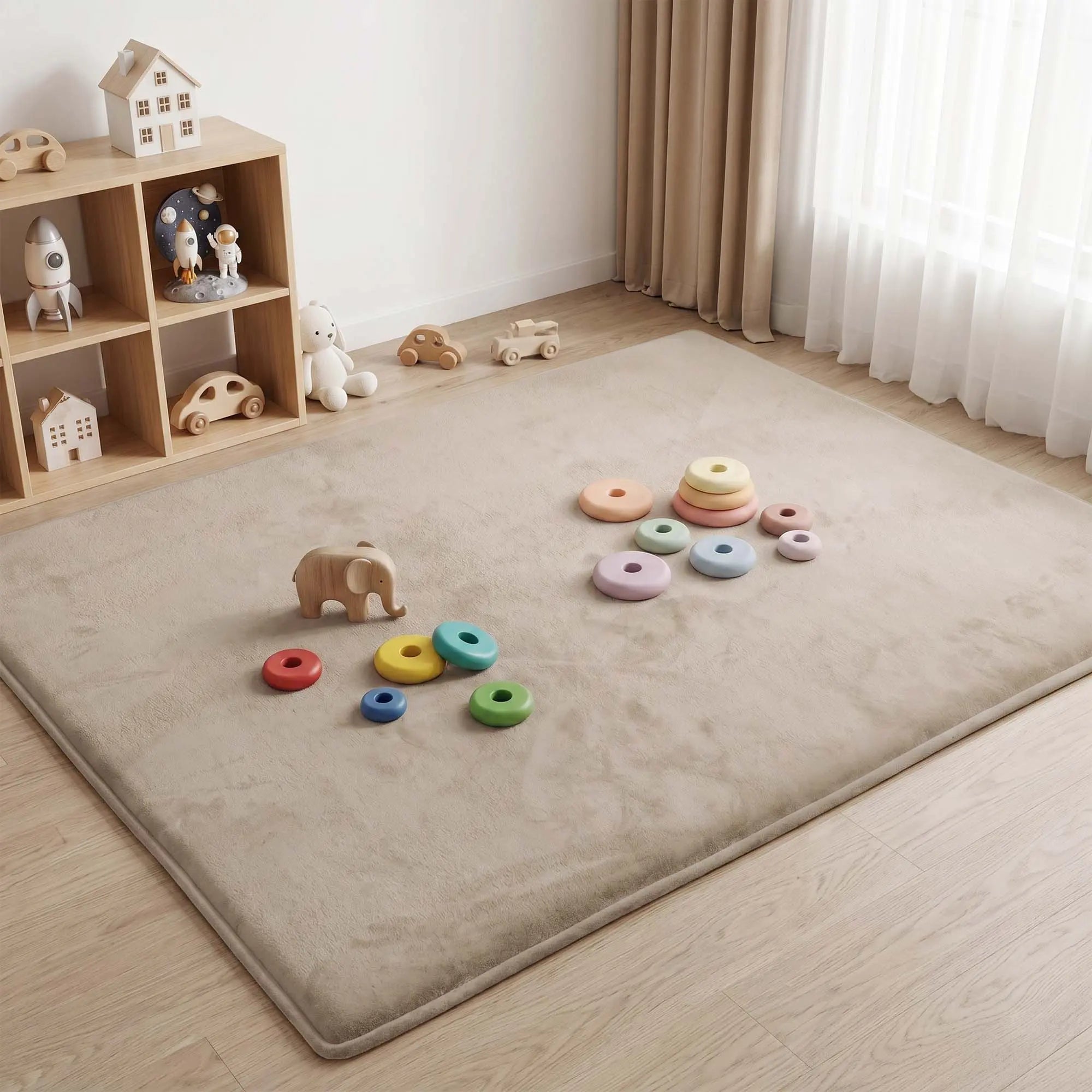 Huloosleep® 1.3" Narrow-Edge Baby Play Mat – Non-Toxic & Non-Slip