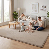 Beige Elasti-Foam™ 1.3" Narrow-Edge Baby Play Mat – Huloosleep®