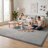 Light Grey Elasti-Foam™ 1.3" Narrow-Edge Baby Play Mat – Huloosleep®