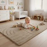 Elasti-Foam™ 1.3" Extra Thick Plush Faux Fur Play Mat