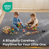 Elasti-Foam™ 1.3" Extra Thick Plush Faux Fur Play Mat