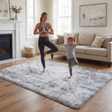 Elasti-Foam™ Element Abstract Marble Mat - Cloud Grey