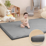 HulooSleep®  Wide-edge Baby Play Mat (Grey)