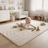 Elasti-Foam™ 1.3" Extra Thick Plush Faux Fur Play Mat