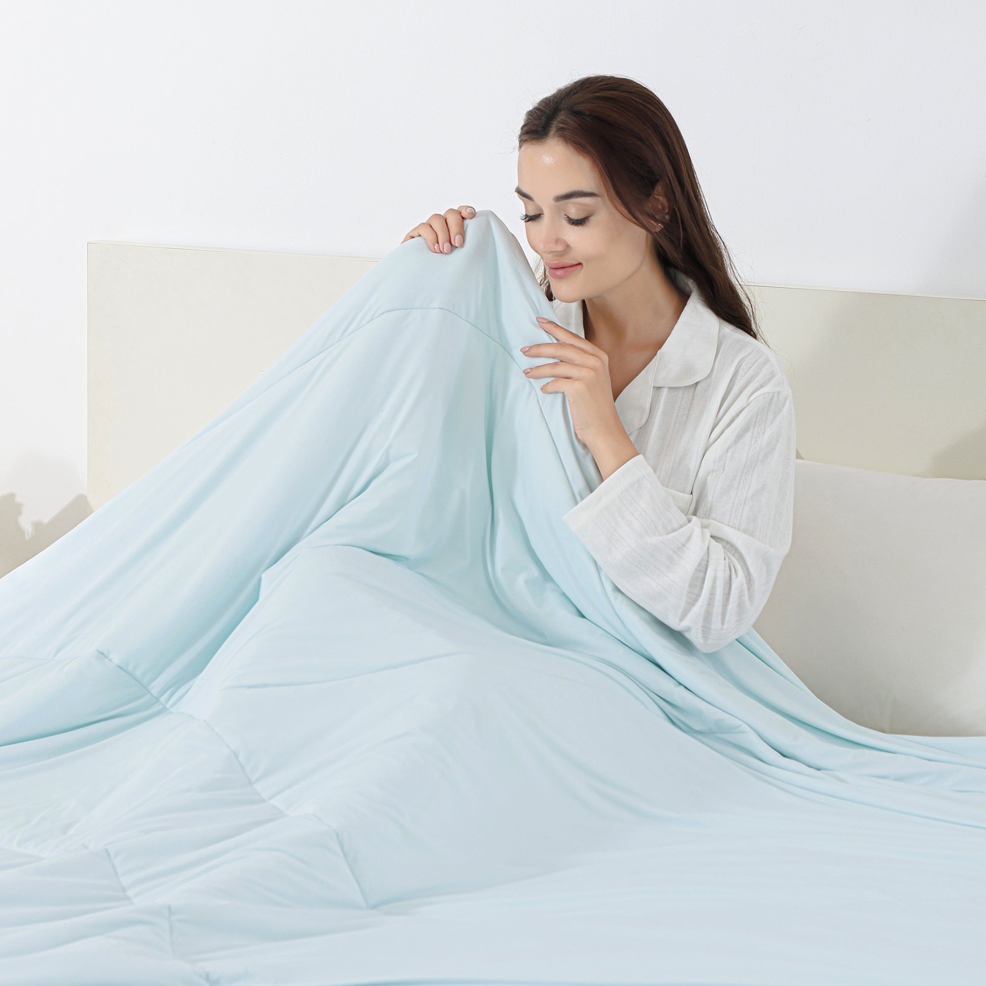 Huloosleep® Skin-friendly  Dual-Sided Adult Calming and Anxiety Blanket
