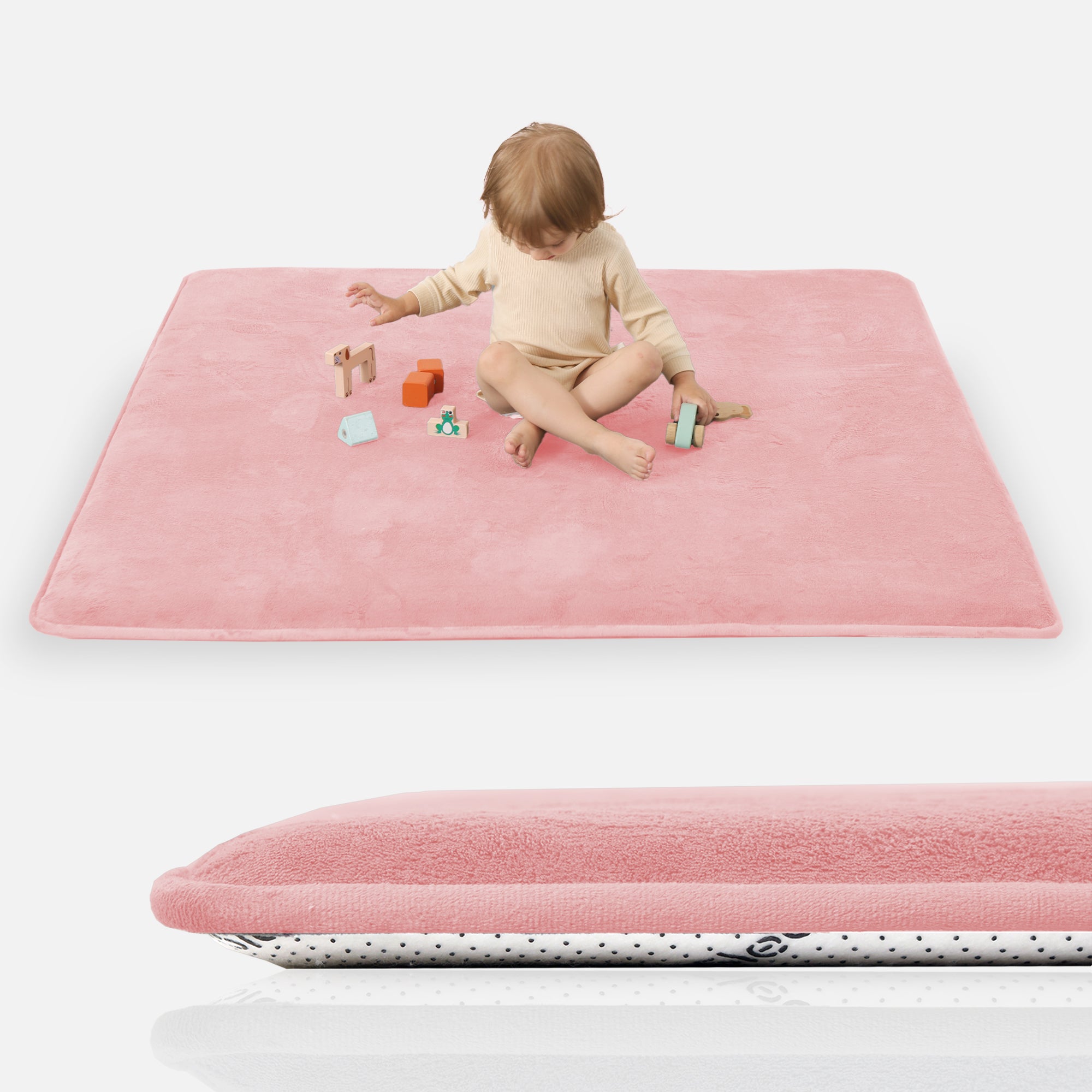 HulooSleep® 50"×50"Baby Play Mat Thicker Memory Foam Mat