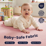 Huloosleep® 50"×50" Narrow-Edge Baby Play Mat – Non-Toxic & Non-Slip