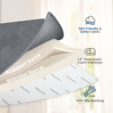 HulooSleep® Narrow-edge Baby Play Mat Thicker Memory Foam Mat