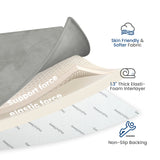 HulooSleep® Narrow-edge Baby Play Mat Thicker Memory Foam Mat