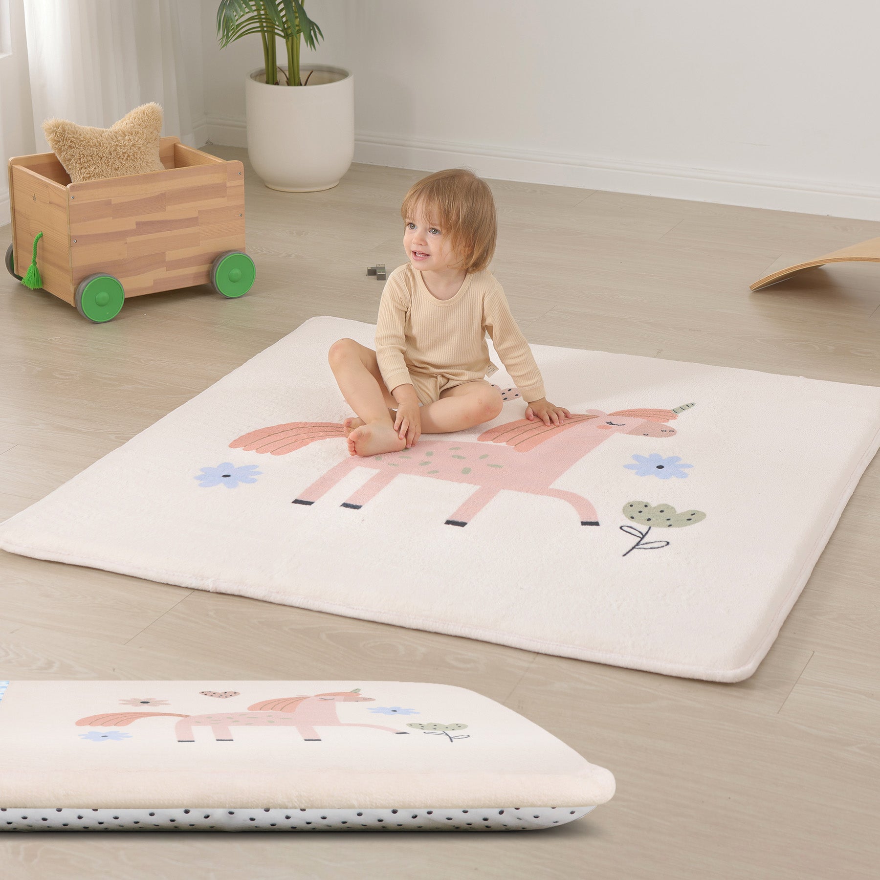 1.3" Thick Various Pattern baby play mat foam 50"x50" Cushioned Playpen Mat