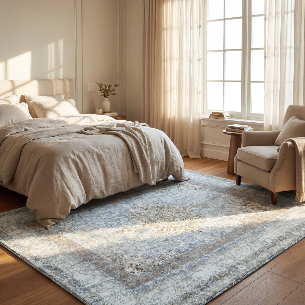 Huloosleep® Elasti-Foam boho vintage Persian print soft touch baby play mat