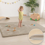 HulooSleep® Narrow-edge Baby Play Mat Thicker Memory Foam Mat