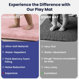Huloosleep® 50"×50" Narrow-Edge Baby Play Mat – Non-Toxic & Non-Slip