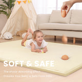 HulooSleep® 1.3" Thick Elasti-Foam™ Baby Play Mat