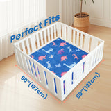 1.3" Thick Various Pattern baby play mat foam 50"x50" Cushioned Playpen Mat
