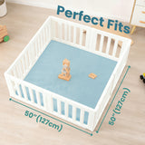HulooSleep® Narrow-edge Baby Play Mat Thicker Memory Foam Mat