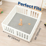 HulooSleep® Narrow-edge Baby Play Mat Thicker Memory Foam Mat