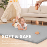 HulooSleep® 1.3" Thick Elasti-Foam™ Baby Play Mat