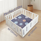 1.3" Thick Various Pattern baby play mat foam 50"x50" Cushioned Playpen Mat