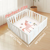 1.3" Thick Various Pattern baby play mat foam 50"x50" Cushioned Playpen Mat