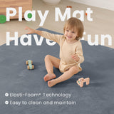 HulooSleep® 50"×50"Baby Play Mat Thicker Memory Foam Mat