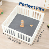 HulooSleep® Narrow-edge Baby Play Mat Thicker Memory Foam Mat