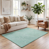 Elasti-Foam™ Luna Arch Geometric Mat - Sage & Ivory