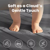 Elasti-Foam™ 1.3" Extra Thick Plush Faux Fur Play Mat