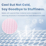 HulooSleep® 1.3" Thick Memory Foam Cooling Floor Tummy Time Mat for Summer