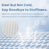 HulooSleep® 1.3" Thick Memory Foam Cooling Floor Tummy Time Mat for Summer