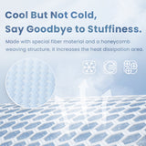 HulooSleep® 1.3" Thick Memory Foam Cooling Floor Tummy Time Mat for Summer