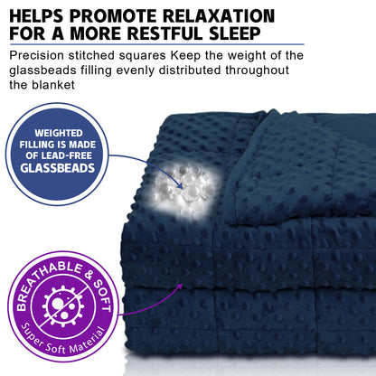 5lb-20lb double weighted blanket breathable and soft