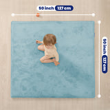 HulooSleep® 50"×50"Baby Play Mat Thicker Memory Foam Mat