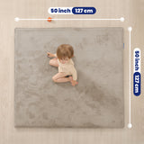 HulooSleep® 50"×50"Baby Play Mat Thicker Memory Foam Mat