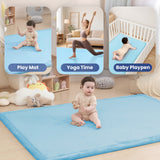 HulooSleep® 1.3" Thick Elasti-Foam™ Baby Play Mat