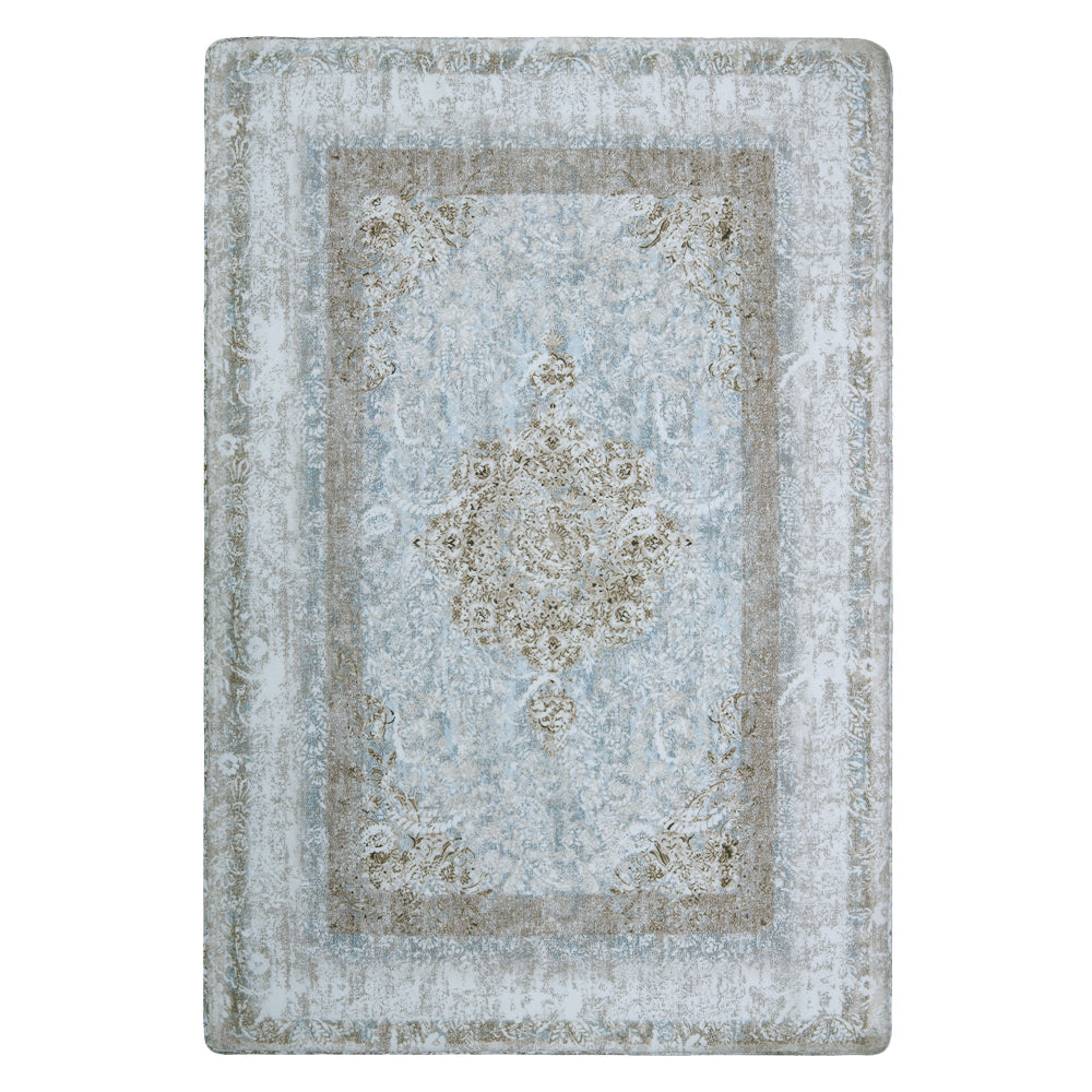 Huloosleep® Elasti-Foam serenity floral bordered baby play mat soft non-slip 118x79