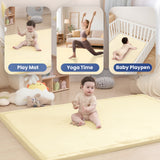 HulooSleep® 1.3" Thick Elasti-Foam™ Baby Play Mat