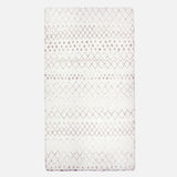 Elasti-Foam™ Nomad Diamond Shag Mat - Sand/Charcoal