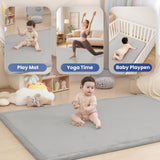 HulooSleep® 1.3" Thick Elasti-Foam™ Baby Play Mat