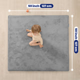 HulooSleep® 50"×50"Baby Play Mat Thicker Memory Foam Mat