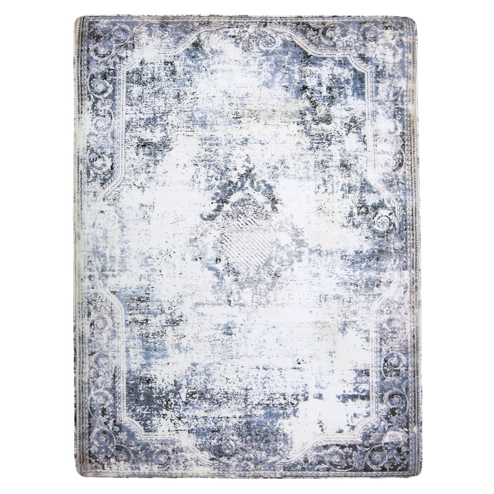 Huloosleep® Elasti-Foam timeless distressed print baby play mat non-slip 79x59