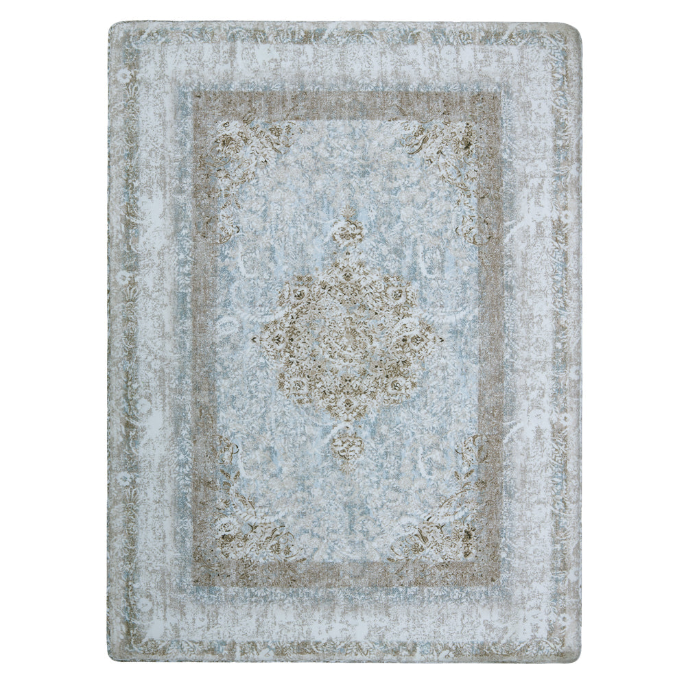 Huloosleep® Elasti-Foam serenity floral bordered baby play mat soft non-slip 79x59